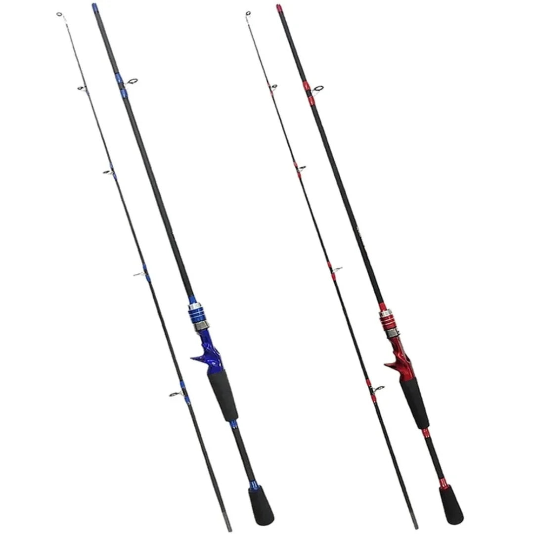 Kit 2 Varas de Pesca Fibra de Carbono 1,50mts