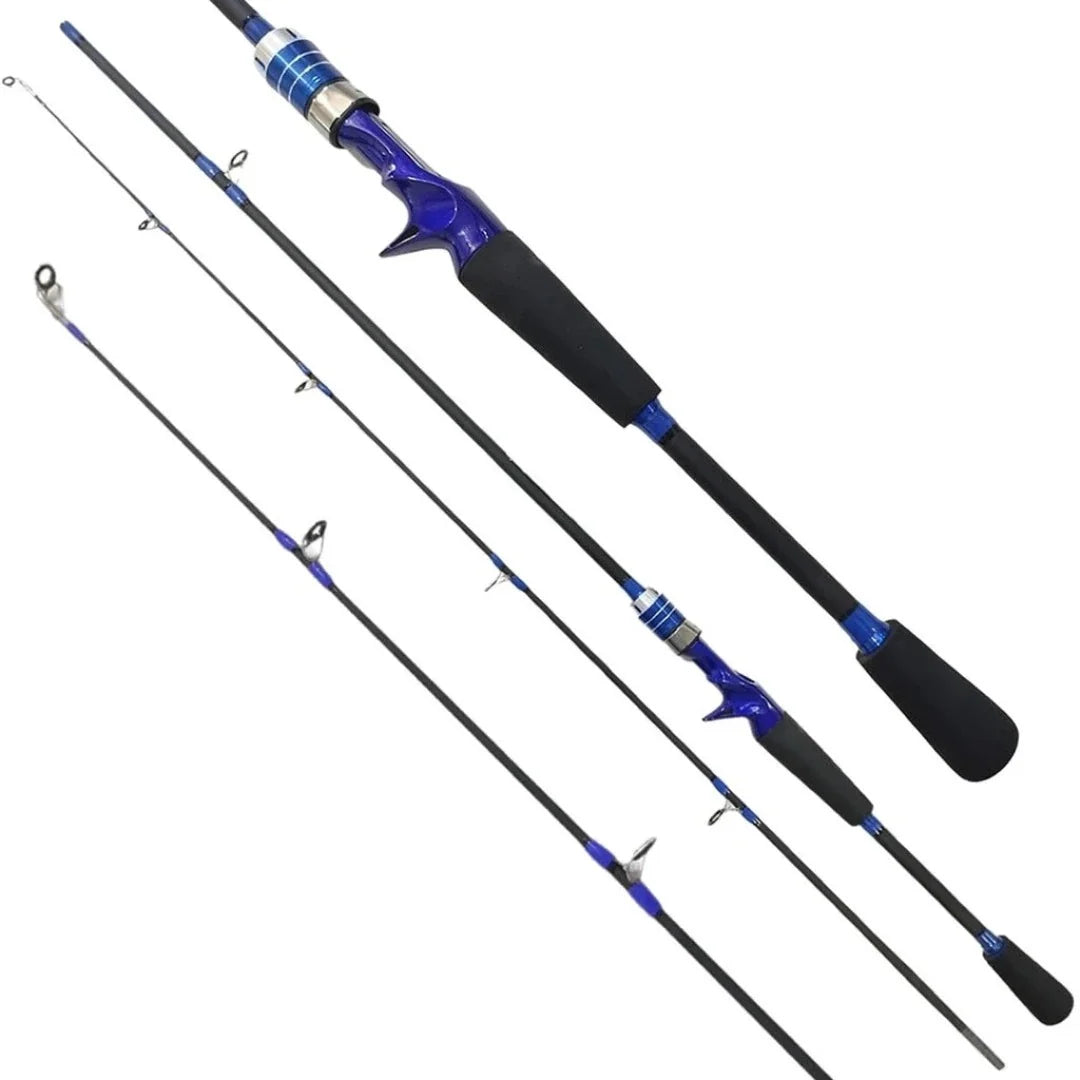 Kit 2 Varas de Pesca Fibra de Carbono 1,50mts