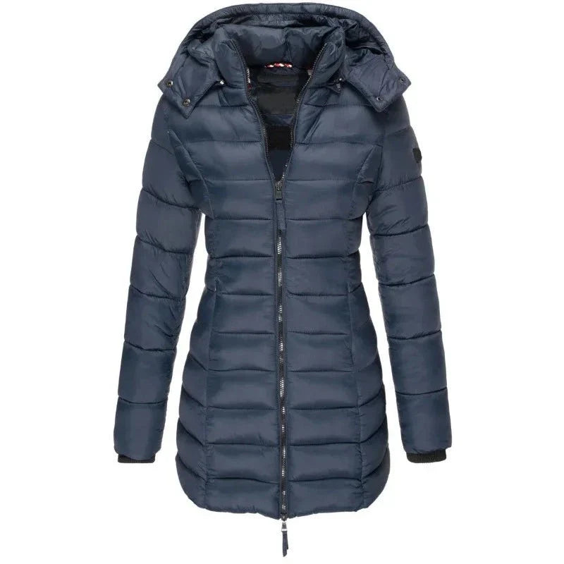 Jaqueta Feminina Puffer Justa ao Corpo