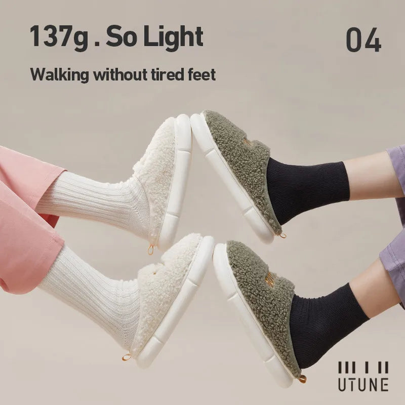 Chinelo Feminino Utune Acolchoada de Pelúcia