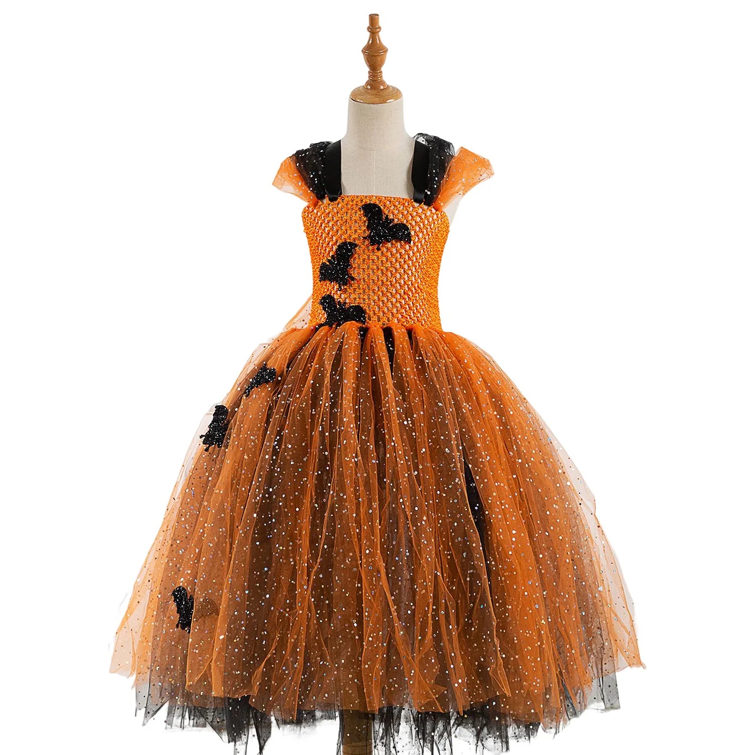 Fantasia Infantil Vestido Abóbora Dia das Bruxas