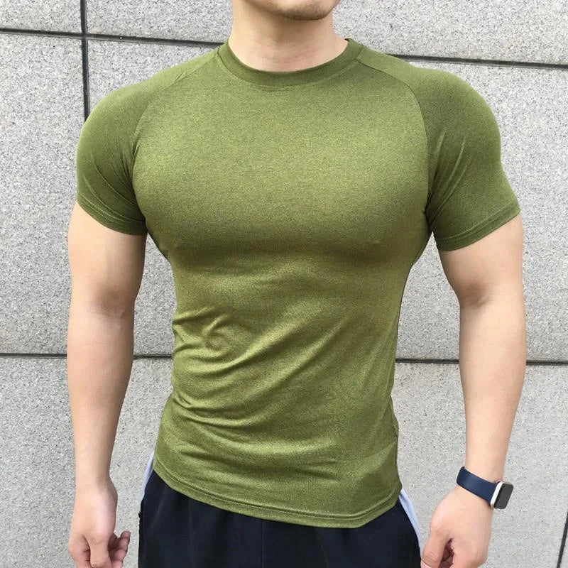 Camisa Masculina Fitness Musculação de Compressão