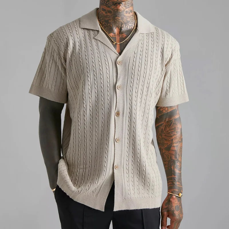 Camisa Masculina Ari Básica com Linho - Summer Vercc