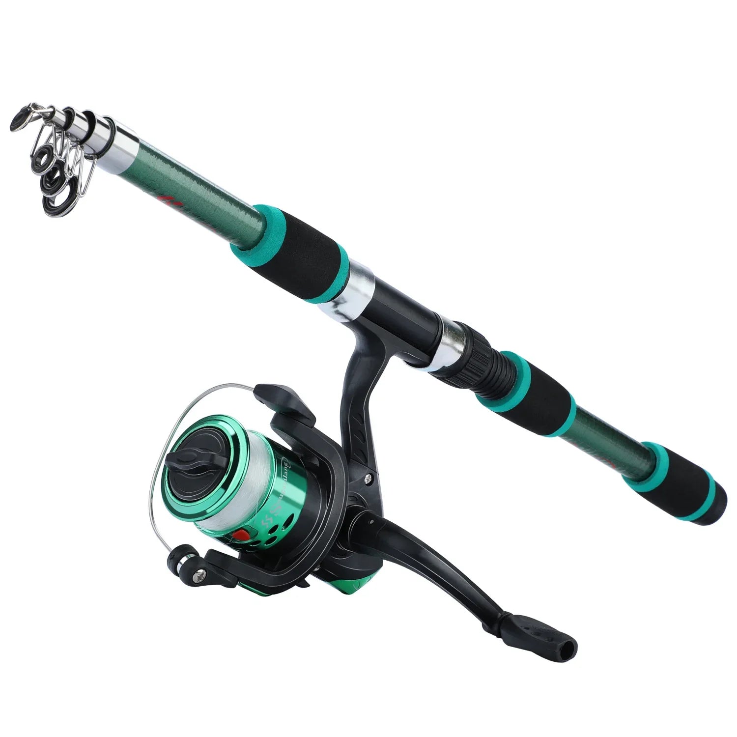 Kit Pesca Completo - Vara 1.80M e Molinete 5.2:1 + Brinde - Arrasto Max 5Kg
