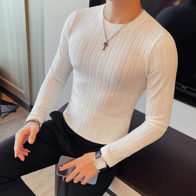 Camisa Masculina Básica Ralf Justa Slim Fit
