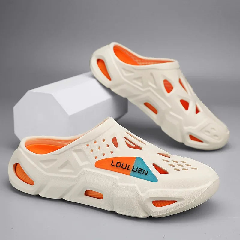 Sandália Masculina Crocs Louluen Plataforma Comfort
