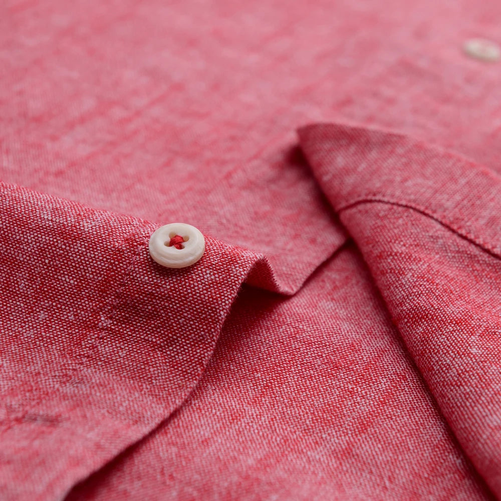 Camisa Masculina Social de Linho Leve Morgan