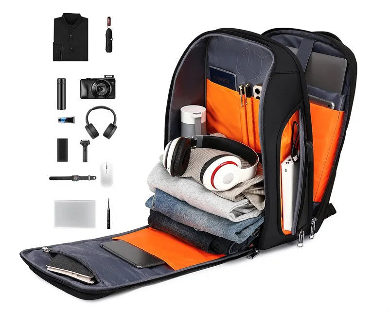 Mochila Masculina de Trabalho Zak - Grande Capacidade - Impermeável