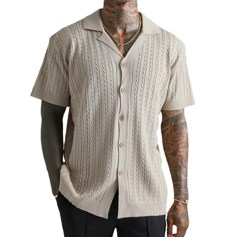 Camisa Masculina Ari Básica com Linho - Summer Vercc