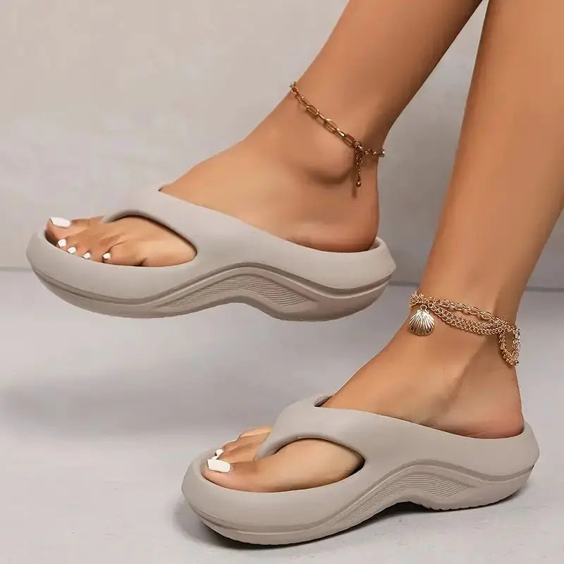 Chinelo Feminino Eva Plataforma Grossa Toe