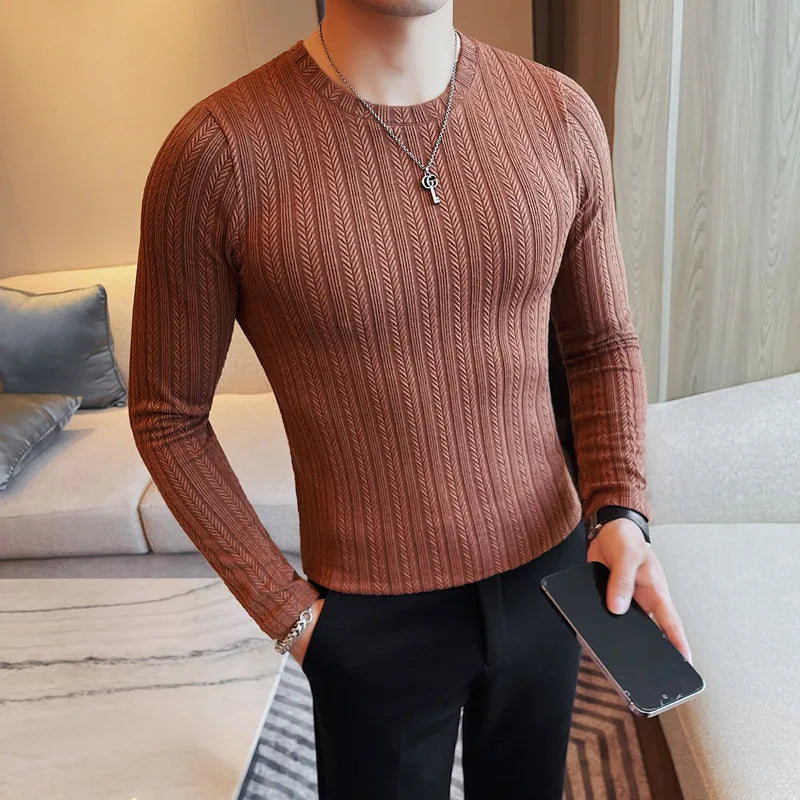 Camisa Masculina Básica Ralf Justa Slim Fit