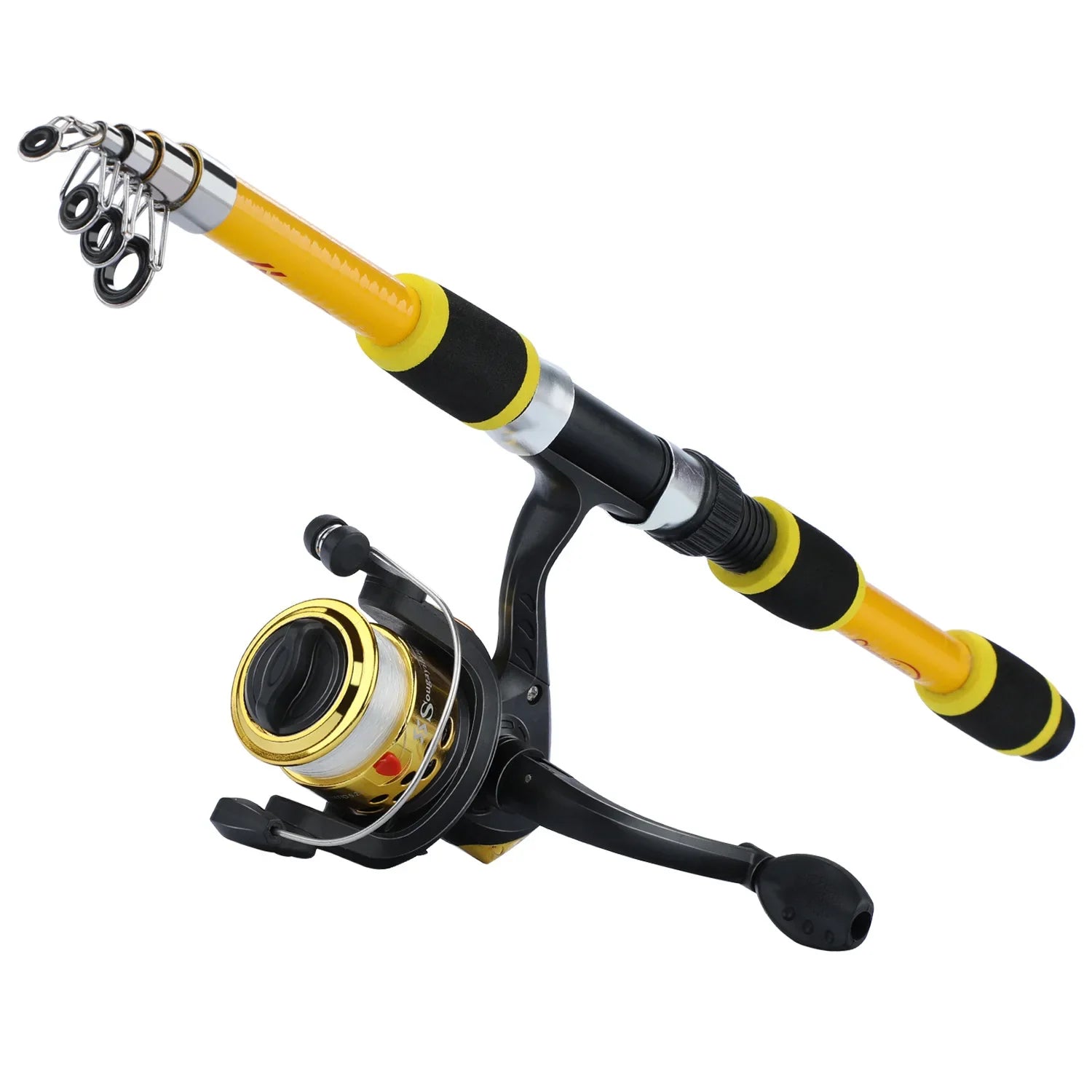 Kit Pesca Completo - Vara 1.80M e Molinete 5.2:1 + Brinde - Arrasto Max 5Kg
