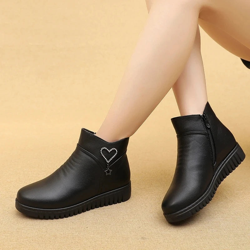 Bota Heart Florescer - Cano Baixo
