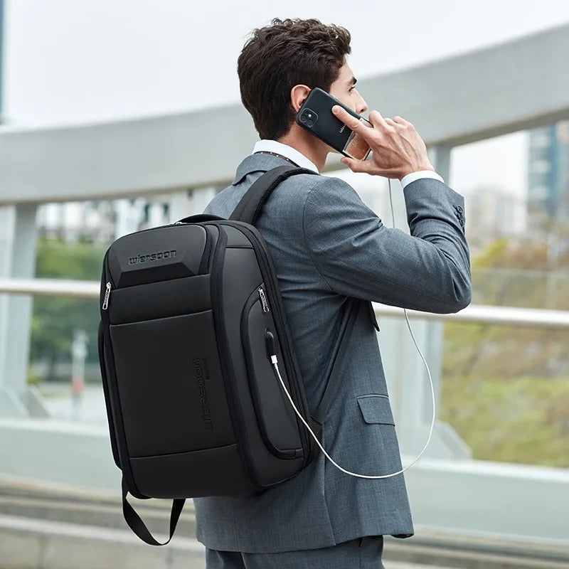 Mochila Masculina de Trabalho Zak - Grande Capacidade - Impermeável