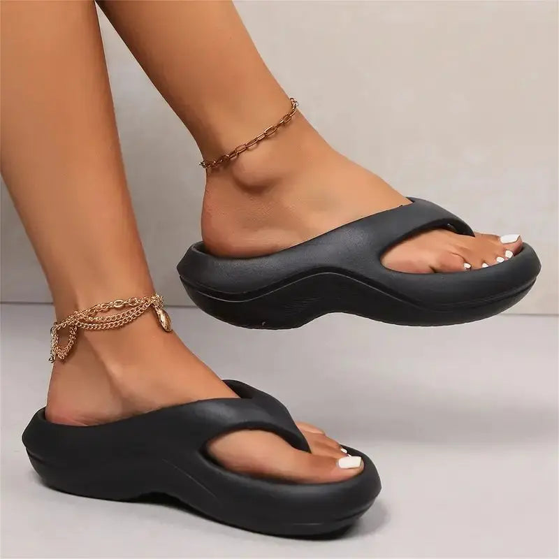 Chinelo Feminino Eva Plataforma Grossa Toe