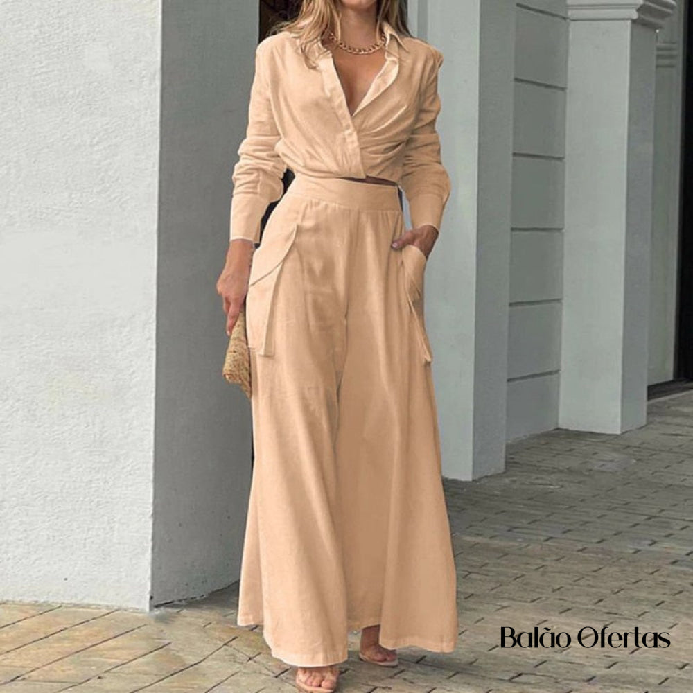 Conjunto Feminino Casual Nina - Moda Feminina Loja Vercc