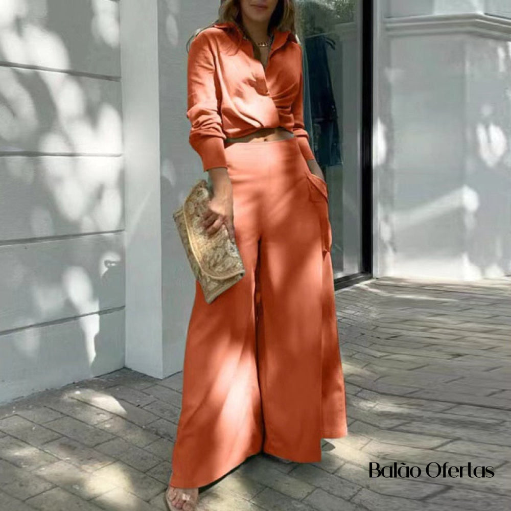 Conjunto Feminino Casual Nina - Moda Feminina Loja Vercc