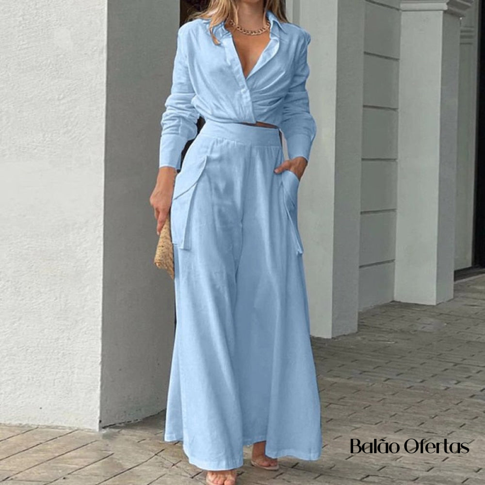 Conjunto Feminino Casual Nina - Moda Feminina Loja Vercc