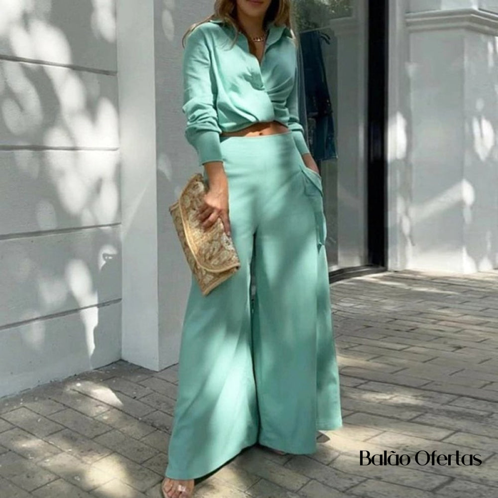 Conjunto Feminino Casual Nina - Moda Feminina Loja Vercc