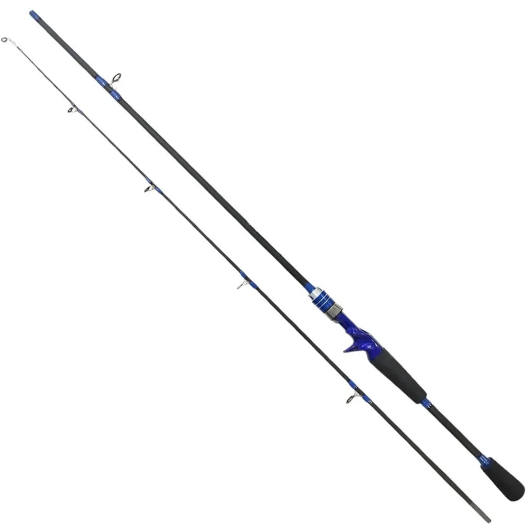 Kit 2 Varas de Pesca Fibra de Carbono 1,50mts