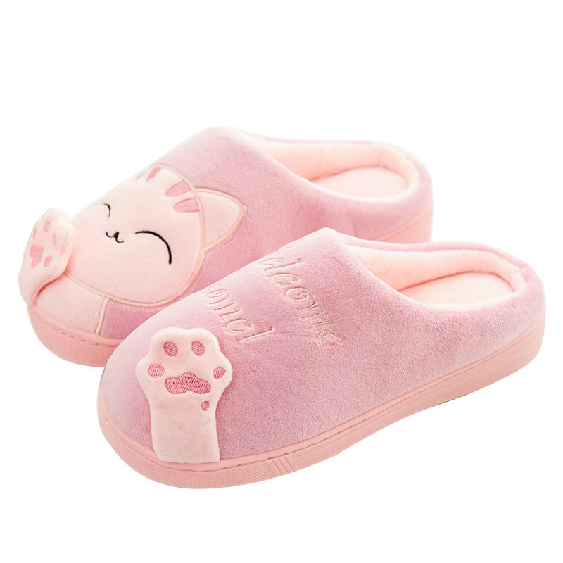 Pantufa Gato Aveludada Unissex