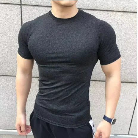 Camisa Masculina Fitness Musculação de Compressão