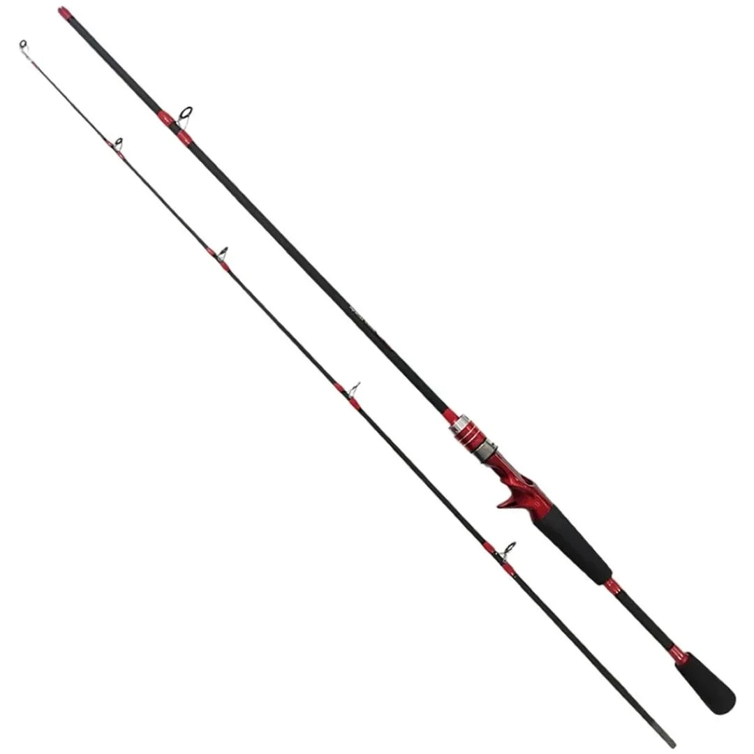 Kit 2 Varas de Pesca Fibra de Carbono 1,50mts
