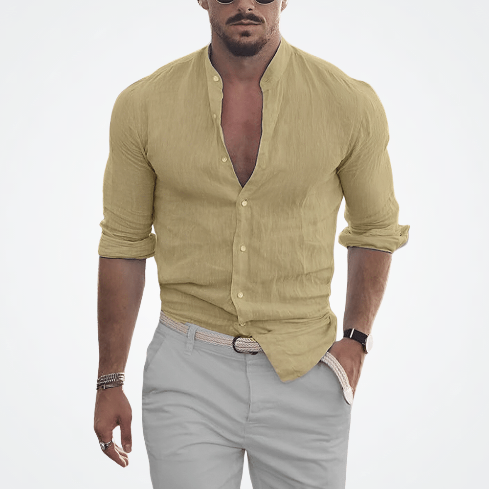 Camisa Masculina Itacaré de Linho