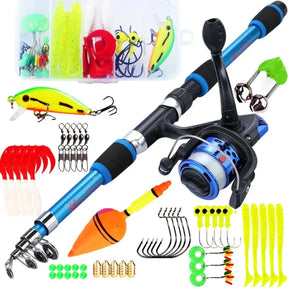 Kit Pesca Completo - Vara 1.80M e Molinete 5.2:1 + Brinde - Arrasto Max 5Kg