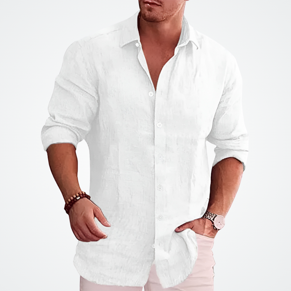 Camisa Masculina Noronha de Linho