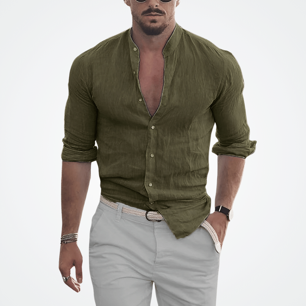 Camisa Masculina Itacaré de Linho