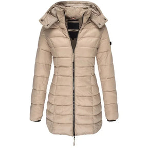 Jaqueta Feminina Puffer Justa ao Corpo