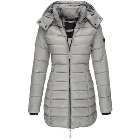 Jaqueta Feminina Puffer Justa ao Corpo