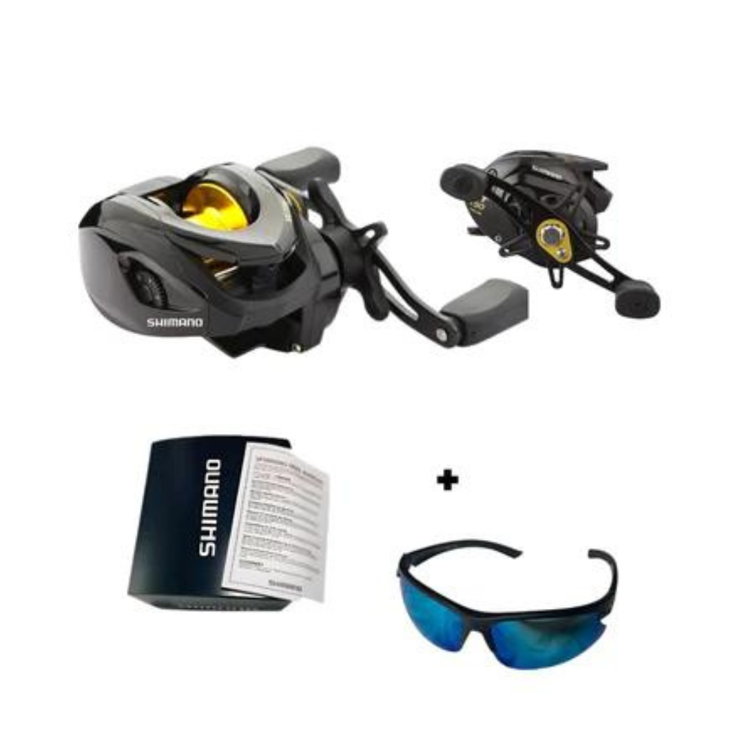 Carretilha Shimano 7:2.1 + Óculos UV (GRATUITO)