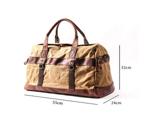 Bolsa Masculina Gabo Vintage Couro Encerado Impermeável
