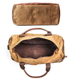 Bolsa Masculina Gabo Vintage Couro Encerado Impermeável