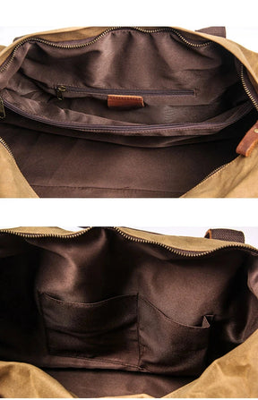 Bolsa Masculina Gabo Vintage Couro Encerado Impermeável