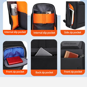 Mochila Masculina de Trabalho Zak - Grande Capacidade - Impermeável