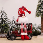 Decoração de Natal Gnomos com Led - Artesanato de Tricô - Natal Vercc