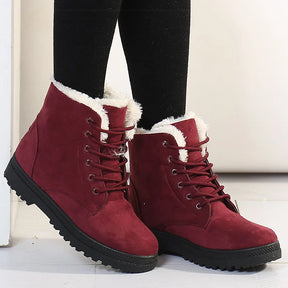 Bota Forrada Strass de Inverno Feminino