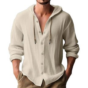 Camisa Masculina Rigo Linho de Verão