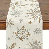 Corredores de Mesa Floco de Neve - Decoração de Natal Vercc