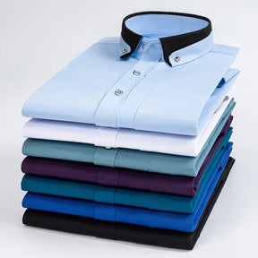 Camisa Masculina Royal Slim Business Gola Fix