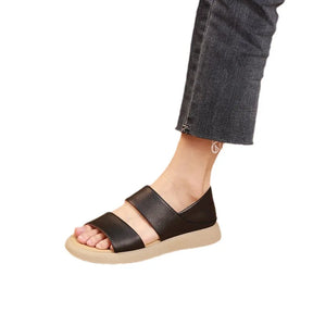 Sandália Feminina Zaya Couro Macio Comfort