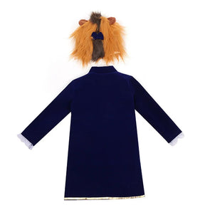 Fantasia Infantil Bela & a Fera Traje Fera Mundo Encantado
