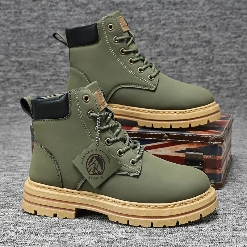 Bota Masculina Soldado - Cano Médio