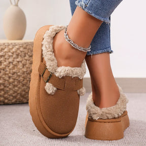 Sandália Feminina Alce Pantufa de Pelúcia Conforto e Estilo Vercc