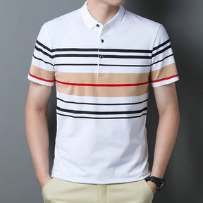 Camisa Masculina Polo Básica Clássica - Listrada - Estilo Empresarial
