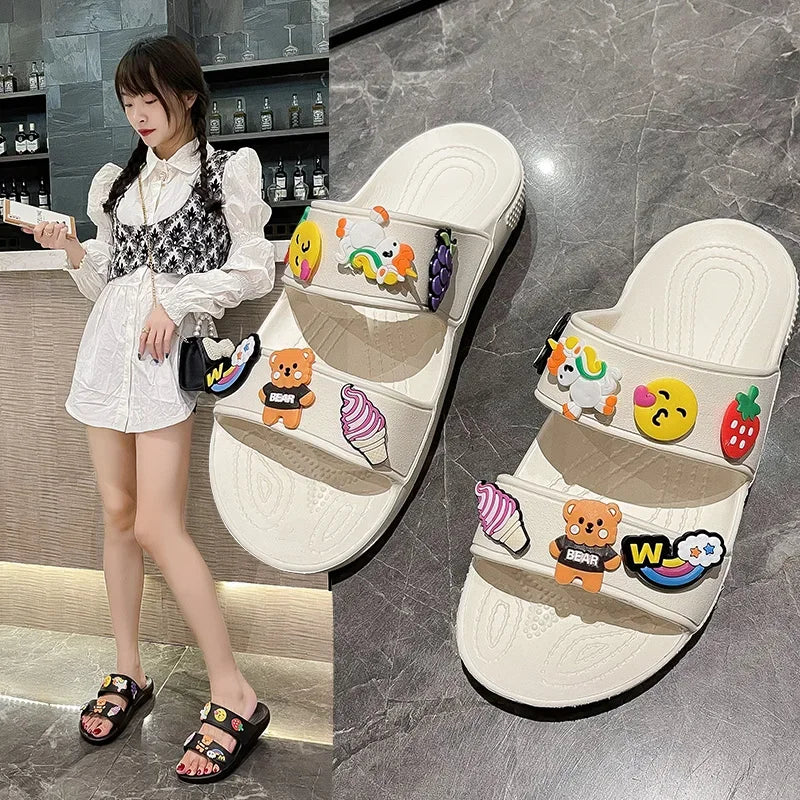 Chinelo Feminino Casual Verão Slim Japonês