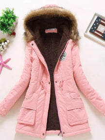 Jaqueta Parka Feminina Acolchoada com Saphira